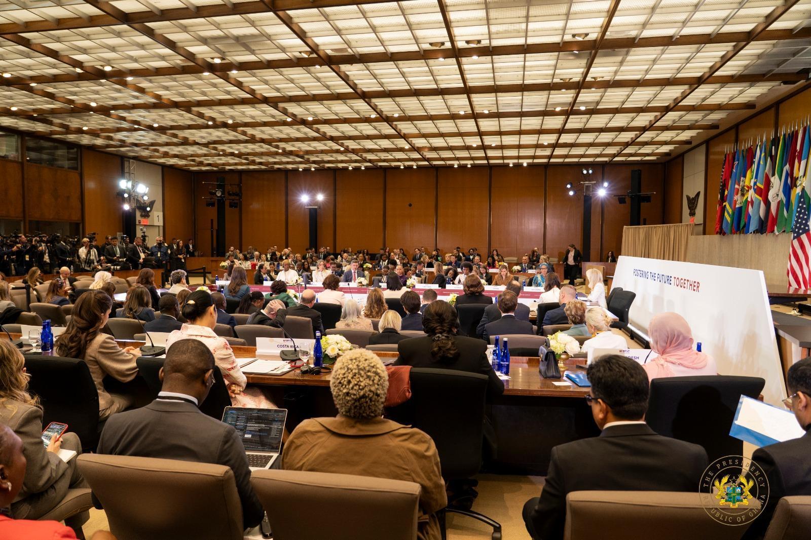 Lordina Mahama Advocates Child Protection at Summit Lordina Mahama Advocates Child Protection at Summit