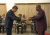 Five New Envoys Present Letters of Credence to President Mahama Five New Envoys Present Letters of Credence to President Mahama