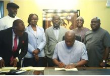 President Mahama Signs Five Bills into Law President Mahama Signs Five Bills into Law