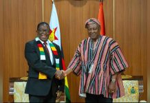Zimbabwean President Mnangagwa Visits Accra for Three Days Zimbabwean President Mnangagwa Visits Accra for Three Days