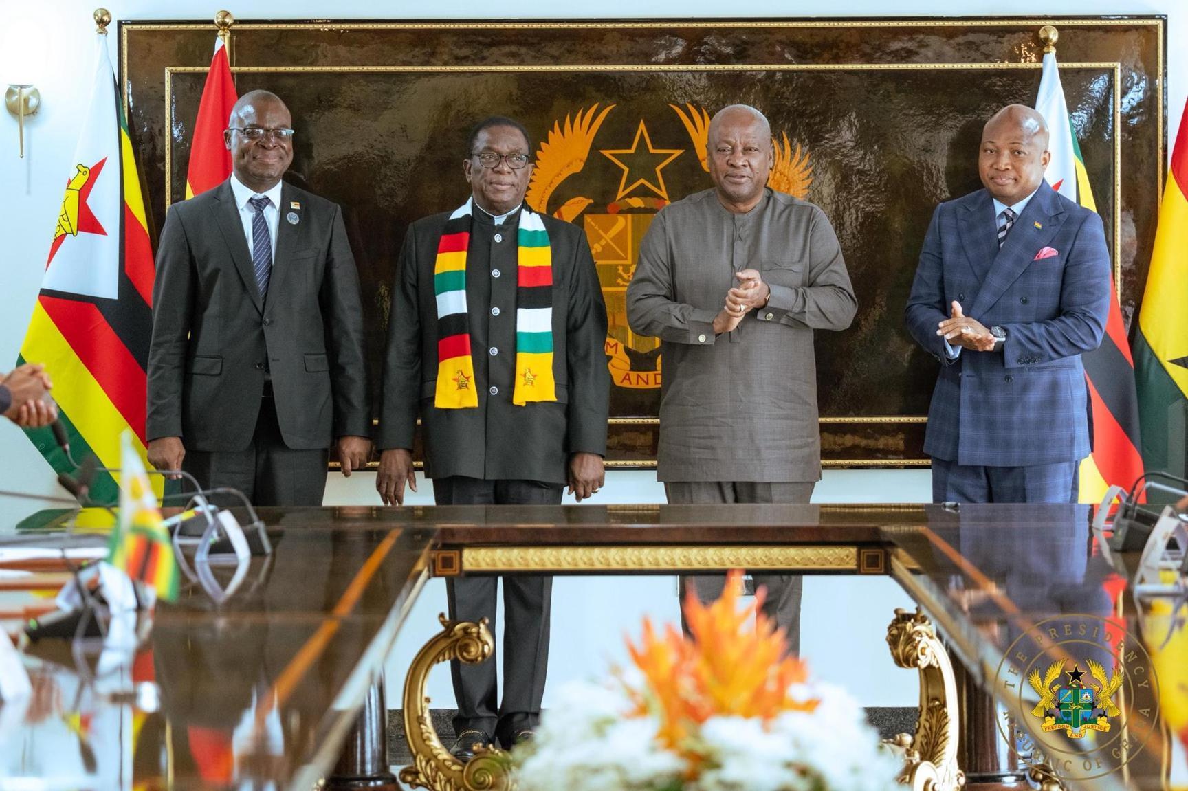 Ghana, Zimbabwe Sign 10 Landmark Mous Ghana, Zimbabwe Sign 10 Landmark Mous