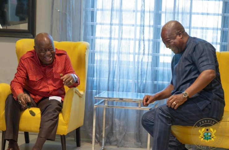 Mahama Hosts Akufo-Addo during Kwahu Easter Visit Mahama Hosts Akufo-Addo during Kwahu Easter Visit