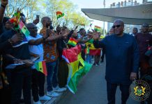 President Mahama Arrives in Lyon for one Health Summit President Mahama Arrives in Lyon for one Health Summit