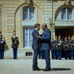 Mahama and Macron Hold Bilateral Meeting Mahama and Macron Hold Bilateral Meeting
