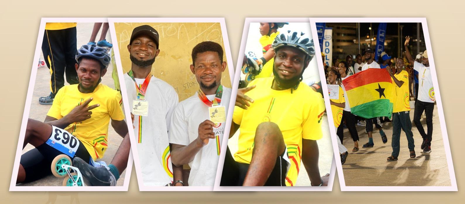 Ghanaian Skaters Win Gold Silver at Cotonou Challenge Ghanaian Skaters Win Gold Silver at Cotonou Challenge