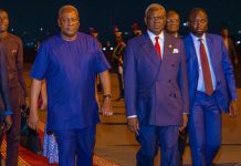 Mahama in Brazaville Ahead of N’Guesso’S Investiture Mahama in Brazaville Ahead of N’Guesso’S Investiture