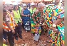 Bono Minister Cuts Sod for 24-Hour Market at Odomase Bono Minister Cuts Sod for 24-Hour Market at Odomase