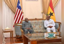 Liberian Leader Leaves Accra after Next Steps Conference Liberian Leader Leaves Accra after Next Steps Conference