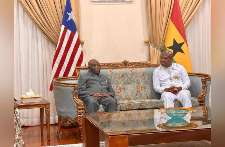 Liberian Leader Leaves Accra after Next Steps Conference Liberian Leader Leaves Accra after Next Steps Conference