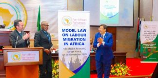 PAP Launches Three Model Laws for Legislative Harmonisation PAP Launches Three Model Laws for Legislative Harmonisation