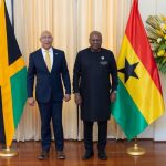 President Mahama Meets with Jamaican Leaders President Mahama Meets with Jamaican Leaders