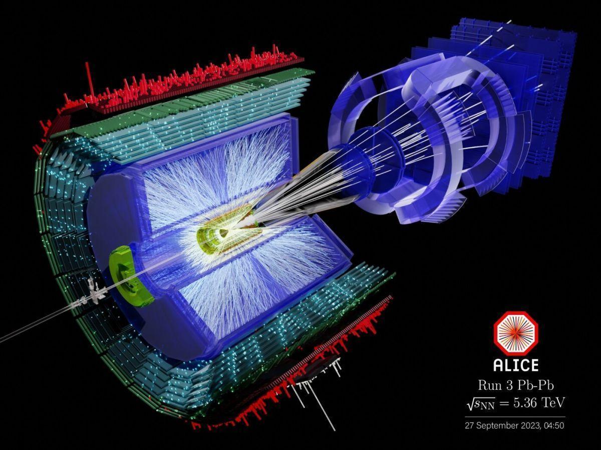 Au CERN, ALICE enregistre 12 milliards de collisions entre atomes de plomb Au CERN, ALICE enregistre 12 milliards de collisions entre atomes de plomb