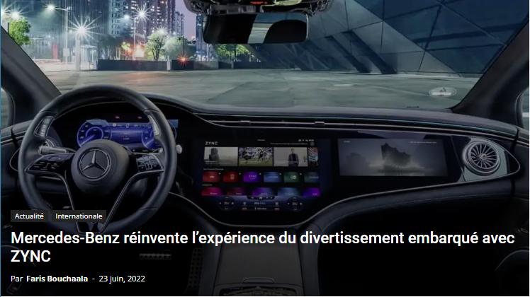 Mercedes-Benz réinvente l’expérience du divertissement embarqué avec ZYNC