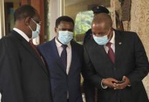 Mt Kenya bigwigs in a private