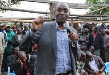 Former MP, heckled by rowdy tea farmers while giving his speech during forum at Mogogosiek