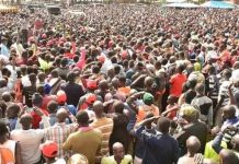 DP Ruto addresses rally in Kisii town before heading to meet with bodaboda riders for meeting