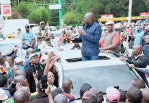Kapseret MP Oscar Sudi holds short rally in Eldoret despite police presence