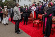 Speak boldly against vices holding Kenya back, Uhuru tells religious leaders
