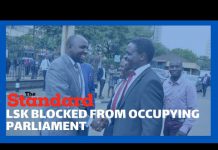 LSK members blocked from occupying parliament over two-thirds gender law row.