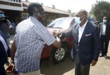 Baringo Senator Gideon Moi Condoles with the Family of Paul Tergat