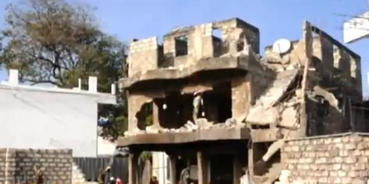 Police Demolish 3-Storey Mansion as Family Watches Helplessly Police Demolish 3-Storey Mansion as Family Watches Helplessly