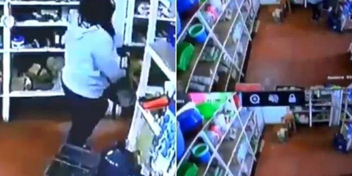 CCTV Captures Gang of 5 Steal From Supermarket CCTV Captures Gang of 5 Steal From Supermarket