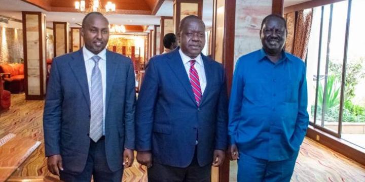 Raila Reconciles Matiang'i With ODM Diehards Raila Reconciles Matiang'i With ODM Diehards