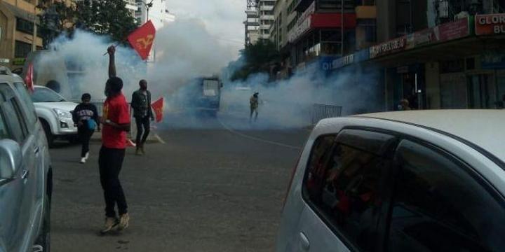 Running Battles In CBD as Protestors Mark Saba Saba Day Running Battles In CBD as Protestors Mark Saba Saba Day