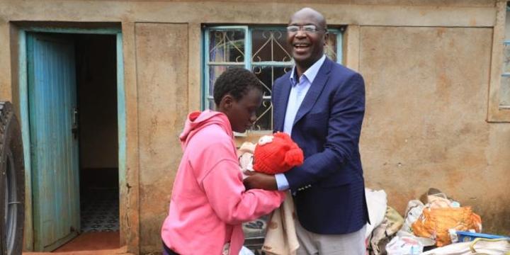 Governor Builds House for Stranded KCPE Candidate Governor Builds House for Stranded KCPE Candidate