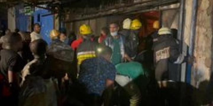 Traders At Marikiti Market In Mombasa Counting Losses After Fire Razes Down Stalls Traders At Marikiti Market In Mombasa Counting Losses After Fire Razes Down Stalls