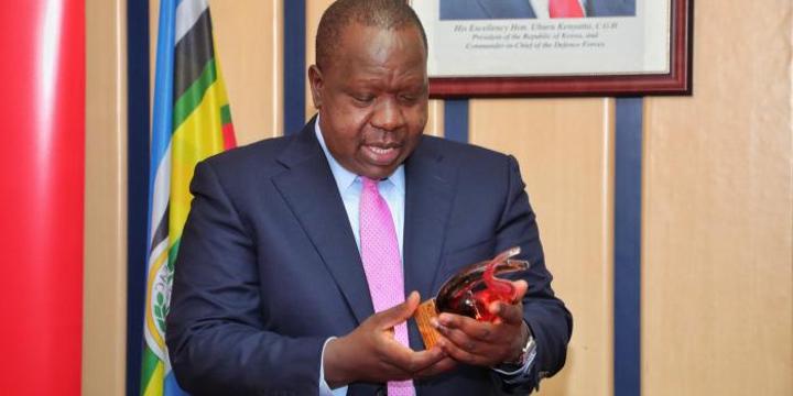 CS Fred Matiang'i Ministry Honoured By KRA as Best Performing CS Fred Matiang'i Ministry Honoured By KRA as Best Performing