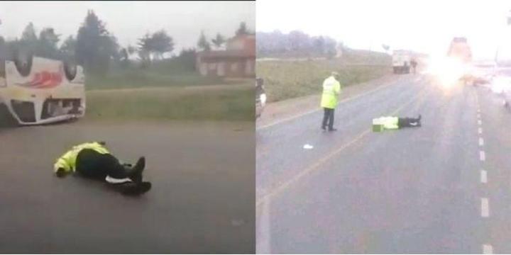 Lorry Runs Over Traffic Police Officer Along Nakuru-Nairobi Highway Lorry Runs Over Traffic Police Officer Along Nakuru-Nairobi Highway