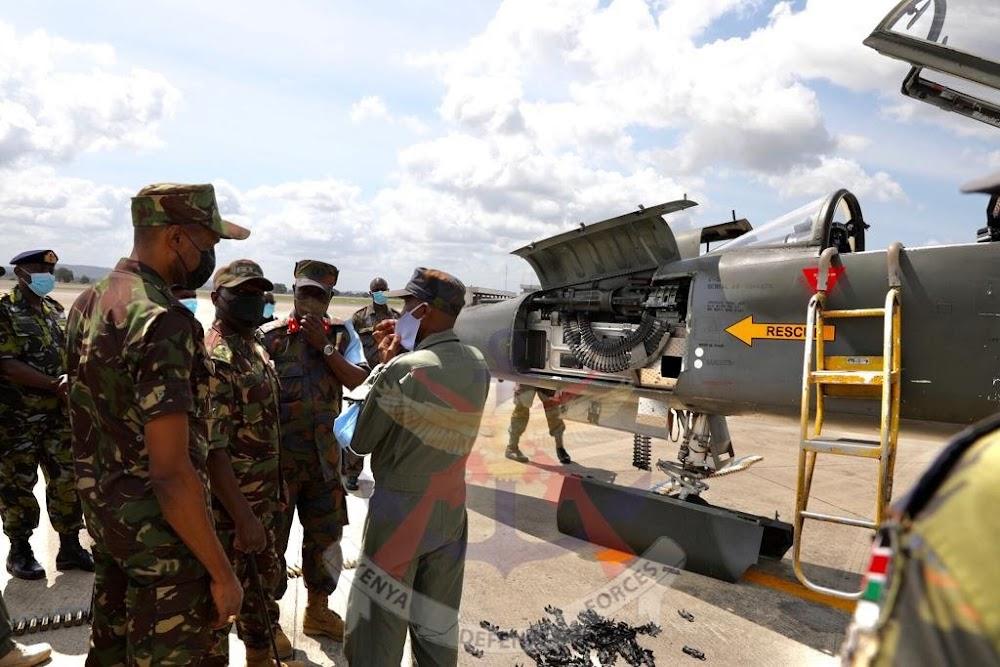 Uhuru in Mombasa for military drills, inspect development projects Uhuru in Mombasa for military drills, inspect development projects