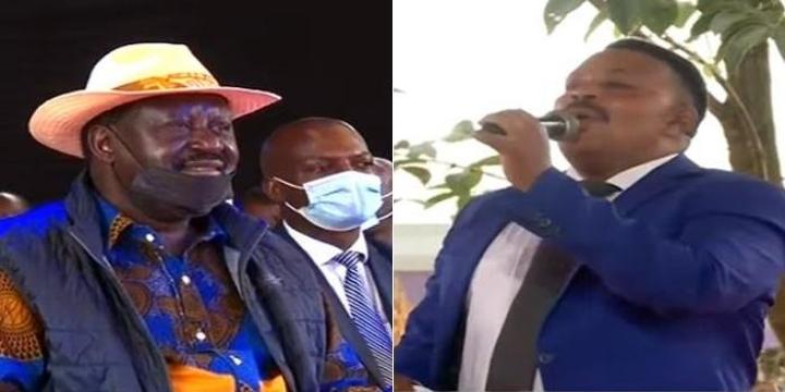 Ben Githae Excites Raila With Football Commentary Ben Githae Excites Raila With Football Commentary