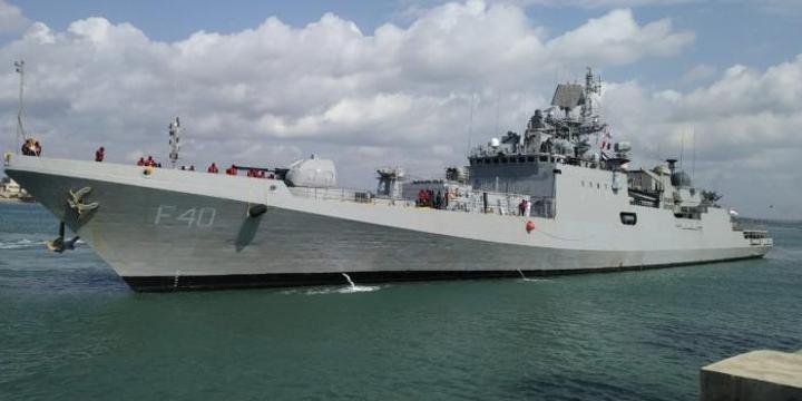 Russian Made Warship Docks in Mombasa For Joint Mission With KDF Russian Made Warship Docks in Mombasa For Joint Mission With KDF