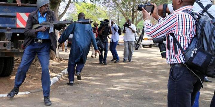 Police Rough Up, Injure Standard Journalist Police Rough Up, Injure Standard Journalist