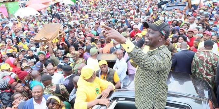 How Ruto Splashed Ksh7 Million in Yesterday's Campaign Tour - kenya