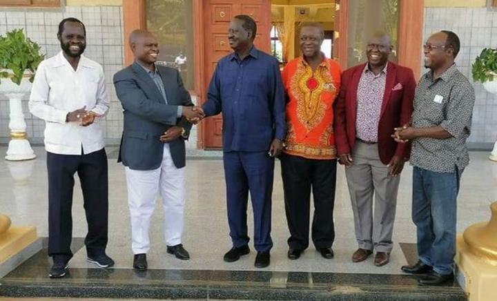 Maangi meets Raila after ditching Ruto's UDA Maangi meets Raila after ditching Ruto's UDA