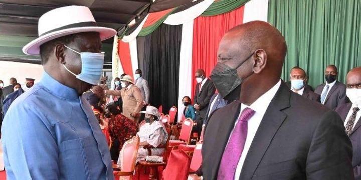 Raila Steadily Overtakes Ruto in State House Race - Poll Raila Steadily Overtakes Ruto in State House Race - Poll