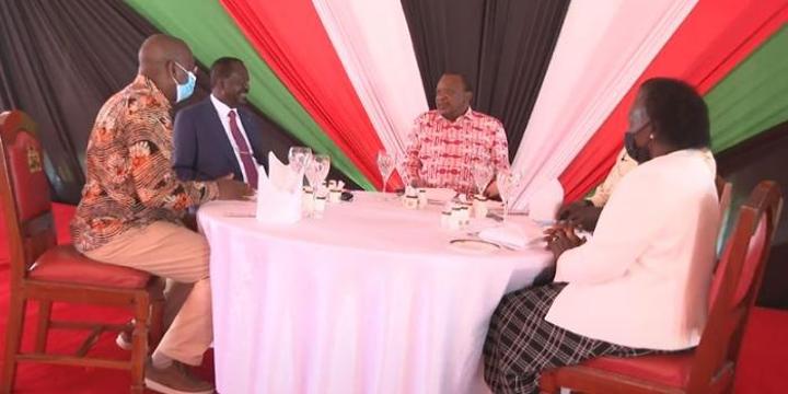 Inside Uhuru, Raila Lunch With MPs at State House Inside Uhuru, Raila Lunch With MPs at State House