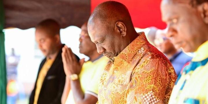 Ruto Drives Into Empty Church Event