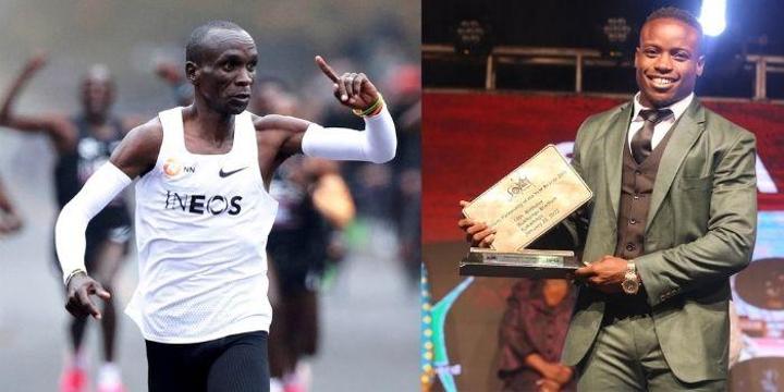 Eliud Kipchoge’s Inspiring Advise to Omanyala Eliud Kipchoge’s Inspiring Advise to Omanyala
