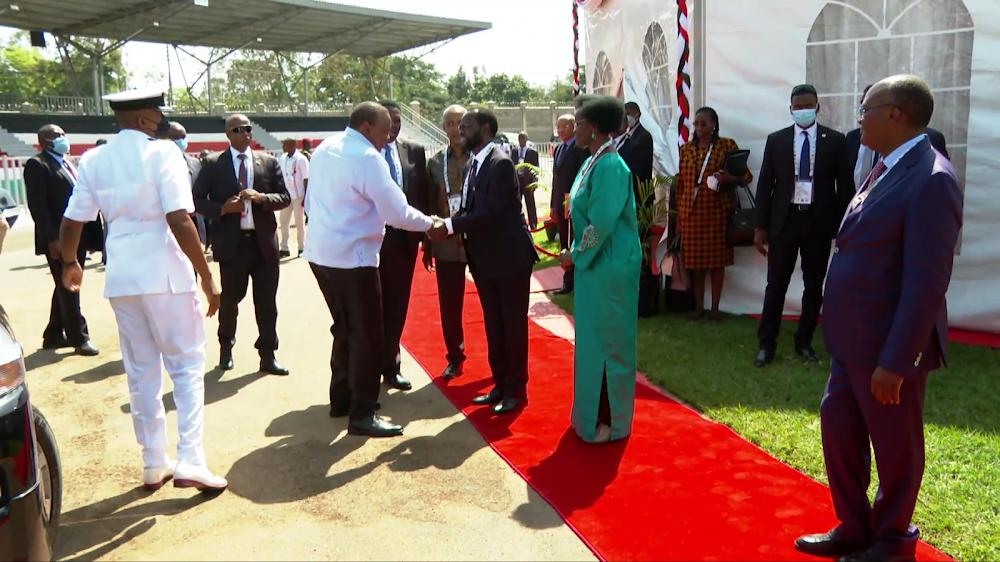 President Uhuru arrives in Kisumu for Africities summit kenya