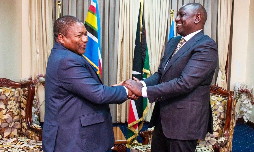 President Nyusi invites Kenyan counterpart Ruto to visit Mozambique President Nyusi invites Kenyan counterpart Ruto to visit Mozambique