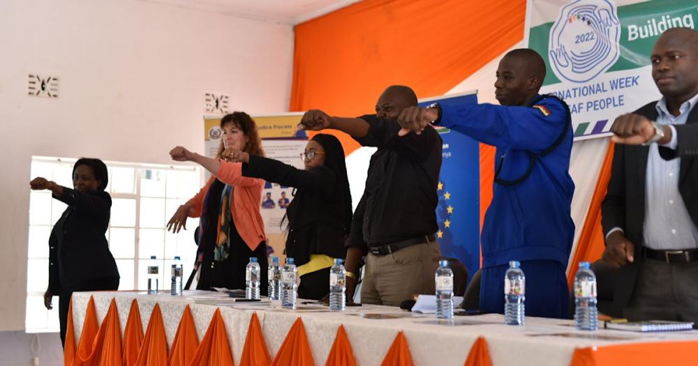 NPS takes part in launch of police poster for deaf in Machakos NPS takes part in launch of police poster for deaf in Machakos