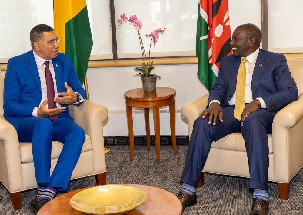 Ruto, Jamaican PM Holness hold talks on sports, tourism Ruto, Jamaican PM Holness hold talks on sports, tourism