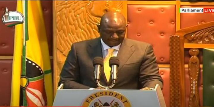 Ruto's Full Address to Joint Parliament Sitting Ruto's Full Address to Joint Parliament Sitting
