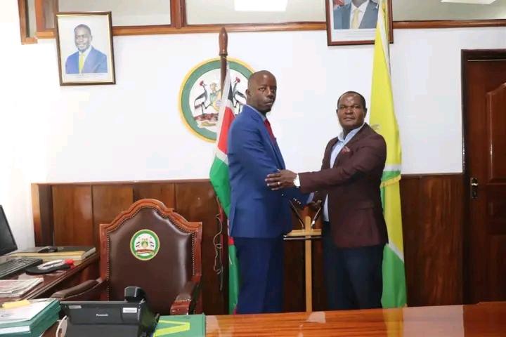 Raila Junior visits City Hall to congratulate Ng'ondi Raila Junior visits City Hall to congratulate Ng'ondi