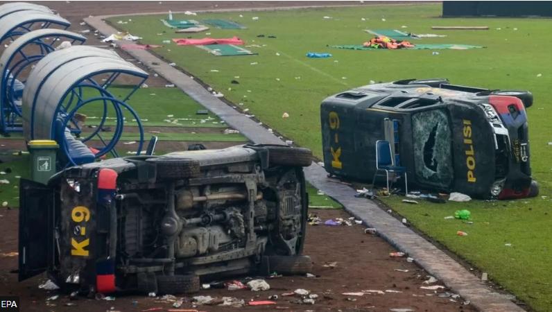 Six face criminal charges over Indonesia stadium crush Six face criminal charges over Indonesia stadium crush