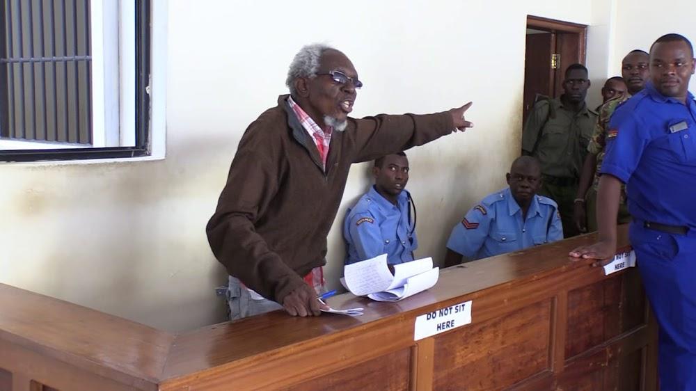 Drama as man, 68, protests in Malindi court over delayed case Drama as man, 68, protests in Malindi court over delayed case
